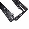 Picture of 2 Pack Handcrafted Black Crystal Premium Stainless Steel Bling License Plate Frame