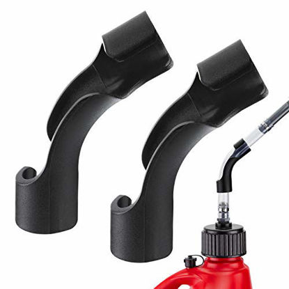 Picture of 2 Pack Hose Bender for Racing Fuel Tanks, Utility Containers, Gas Cans - Heavy Duty - Compatible with VP, Sportsman, Rural King and more. Provides the perfect bend for your fuel hose