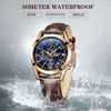 Picture of Men Watches Business Casual Leather Quartz Analog Waterproof Watch Gents Luxury Brand LIGE Watch Sport Chronograph Blue Business Dress Wristwatch Men
