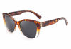 Picture of FEISEDY Polarized Vintage Sunglasses American Square Jackie O Cat Eye Sunglasses B2451 (T & Clear, 56)