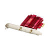 Picture of ASUS PCE-AC56 Dual-Band 2x2 AC1300 WiFi PCIe Adapter with Heat Sink, Detachable Antennas and Antenna Base