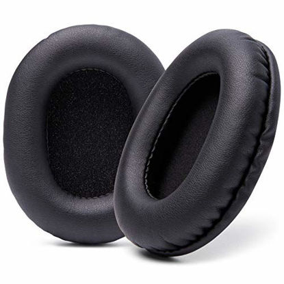 Picture of WC Wicked Cushions Replacement Ear Pads for Sony MDR 7506 | Softer Leather, Luxurious Memory Foam, Unmatched Durability | Compatible with MDR 7506 / MDR V6 / MDR CD900ST (Black)