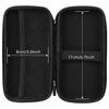 Picture of iMangoo Shockproof Carrying Case Hard Protective EVA Case Impact Resistant Travel 12000mAh Bank Pouch Bag USB Cable Organizer Earbuds Sleeve Pocket Accessory Smooth Coating Zipper Wallet Navy Blue