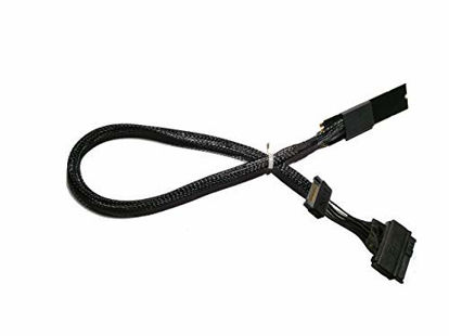 Picture of DiLinKer M.2 to U.2(SFF-8639) PCIe NVMe SSD Cable- PCIe NVMe U.2 (SFF-8639) Drive to M.2 Host Adapter-U.2 SSD Converter -with Power  Cable(50CM)