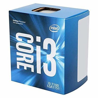 Picture of Intel Core i3-7100 7th Gen Core Desktop Processor 3M Cache,3.90 GHz (BX80677I37100)