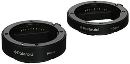 Picture of Polaroid Auto Focus DG Macro Extension Tube Set (10mm, 16mm) For Sony NEX Digital SLR Cameras