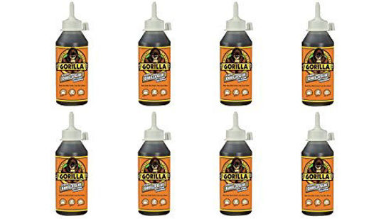 Picture of Gorilla Original Waterproof Polyurethane Glue, 8 ounce Bottle, Brown, (Pack of 8)