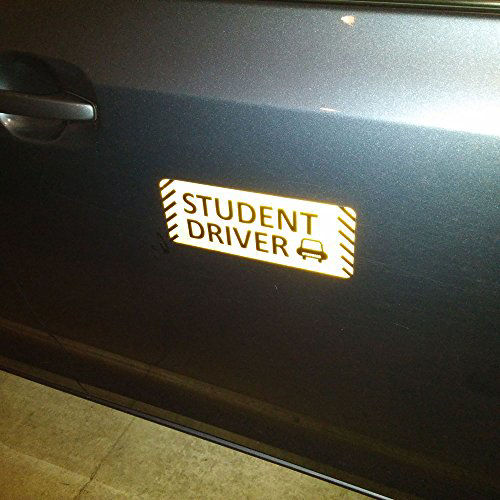 GetUSCart- TOTOMO Student Driver Magnet Sticker - (Set of 2) 10