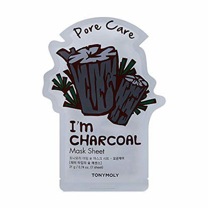 Picture of TONYMOLY I'm Real Charcoal Pore Care Mask Sheet, Pack of 1
