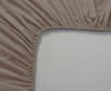 Picture of Mellanni Fitted Sheet Twin Tan - Brushed Microfiber 1800 Bedding - Wrinkle, Fade, Stain Resistant - Deep Pocket - 1 Single Fitted Sheet Only (Twin, Tan)