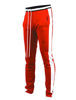 Picture of SCREENSHOTBRAND-S41700 Mens Hip Hop Premium Slim Fit Track Pants - Athletic Jogger Bottom with Side Taping-Red-Large
