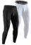 Picture of DEVOPS Men's Thermal Compression Pants, Athletic Leggings Base Layer Bottoms (2 Pack) (X-Large, Black/White)