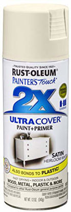 Picture of Rust-Oleum 249076-6 PK Painter's Touch 2X Ultra Cover, 6 Pack, Satin Heirloom White