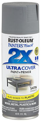Picture of Rust-Oleum 249078 Painter's Touch 2X Ultra Cover, 12 Oz, Satin Granite