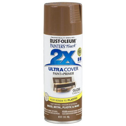 Picture of Rust-Oleum 249847 Painter's Touch 2X Ultra Cover, 12 Oz, Gloss Chestnut