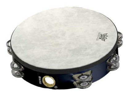 Picture of Remo TA-5210-70 Fiberskyn Tambourine - Quadura Black, 10"