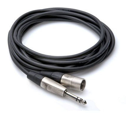 Picture of Hosa HSX-003 REAN 1/4" TRS to XLR3M Pro Balanced Interconnect Cable, 3 Feet