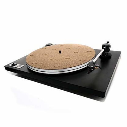 Picture of CORKery Decoupled Cork N Rubber Turntable Platter Mat -1-8" - Audiophile Anti-Static Slipmat