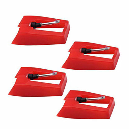 Picture of 4 Pack Ruby Record Player Needle Turntable Stylus Replacement for ION Jenson Crosley Victrola Sylvania Turntable Phonograph LP Vinyl Player More brand