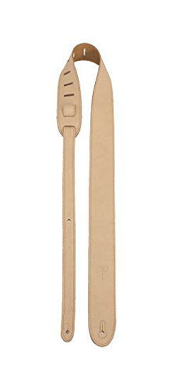 Picture of Perris Leathers | Italian Garment Leather Guitar Strap (High-End Deluxe Soft Leather) 2 Wide & Adjustable | Acoustic, Bass & Electric Guitars, Almond