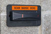 Picture of Brady Authentic (M21-750-595-OR) All-Weather Vinyl Label for Indoor/Outdoor Identification, Laboratory and Equipment Labeling, Black on Orange material - Designed for BMP21-PLUS and BMP21-LAB Label Printers, .75" Width, 21' Length