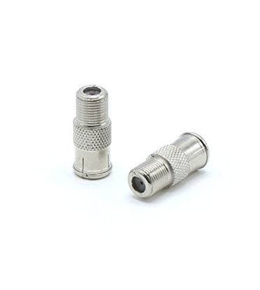 Picture of THE CIMPLE CO - Coaxial Cable Push on Connectors | 100 Pack | for Tight Corners and Hard to Reach Areas - F Type Adapter for Coax Cable and Wall Plates
