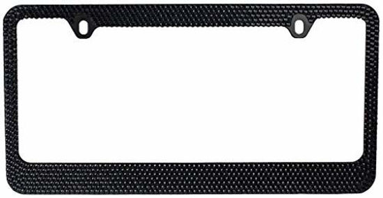 Black swarovski sales license plate frame