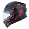 Picture of 1Storm Motorcycle Modular Full Face Helmet Flip up Dual Visor Sun Shield: HB89 Arrow Red