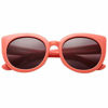 Picture of Polarspex Girls Elastic Cateye Toddler Polarized Kids Sunglasses - Ages 3-7 (Ocean Coral |Ash Smoke)