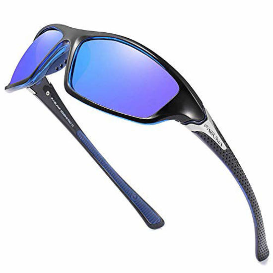 Picture of Sports Polarized Sunglasses For Men Cycling Driving Fishing 100% UV Protection