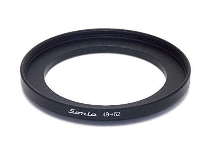 Picture of 49mm to 62mm Step up Ring Filter Stepping Adapter Sonia 49 62