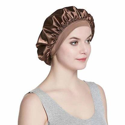 Picture of Satin Lined Sleeping Cap for Women Reversible