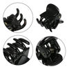 Picture of Mini Hair Clips Plastic Hair Claws Pins Clamps for Girls and Women (24 Pieces, Black and Clear)