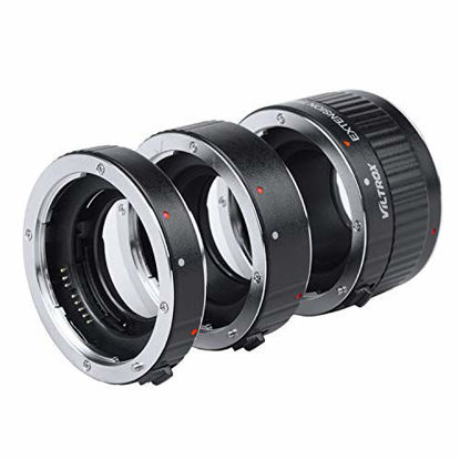 Picture of Viltrox Metal Mount Auto Focus AF Macro Extension Tube Ring Set 12mm,20mm,36mm for Canon EF EF-S Lens DSLR Camera 760D 700D 80D 70D 5DII 5DIII 1300D