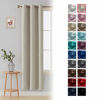 Picture of Deconovo Room Darkening Thermal Insulated Blackout Grommet Window Curtain Panel for Living Room, Light Beige, 42x84 Inch, 1 Panel