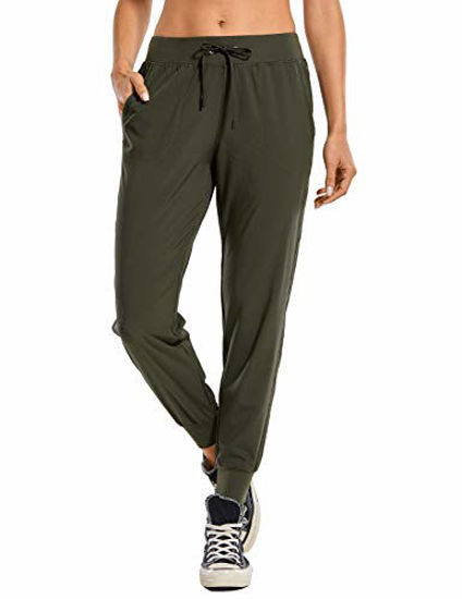 GetUSCart- CRZ YOGA Women's Lightweight Joggers Pants with Pockets