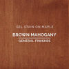 Picture of General Finishes Oil Base Gel Stain, 1 Pint, Brown Mahogany
