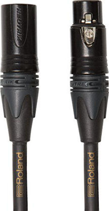 Picture of Roland Gold Series Neutrik XLR Microphone Cable, 25-Feet