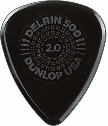 Picture of Jim Dunlop Delrin 500 Prime Grip 2.0mm Guitar Picks (450R2.0)