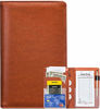 Picture of Server Books for Waitress - R64 Leather Waiter Book Server Wallet with Zipper Pocket, Cute Waitress Book&Waitstaff Organizer with Money Pocket Fit Server ApronClassic Brown