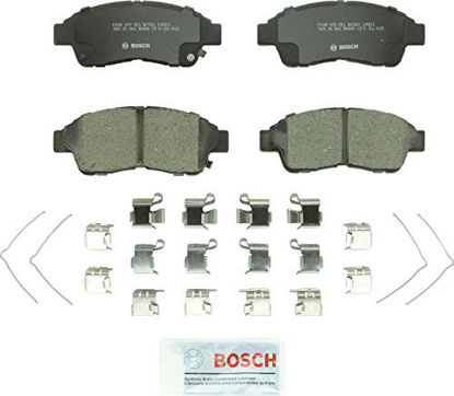 Picture of Bosch BC562 QuietCast Premium Ceramic Disc Brake Pad Set For: Geo Prizm; Toyota Camry, Celica, Corolla, RAV4, Front