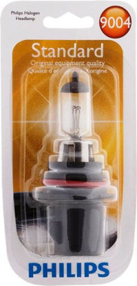 Picture of Philips 9004 Standard Halogen Headlight Bulb, (Pack of 1)