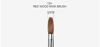Picture of Rolabling Nail Brush Kolinsky Sable Acrylic Nail Art Brush Professional Red Wooden Nail Brush (12#)