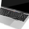 Picture of MOSISO Keyboard Cover Compatible with MacBook Pro with Touch Bar 13 and 15 Inch 2019 2018 2017 2016 (Model: A2159, A1989, A1990, A1706, A1707), Silicone Skin Protector, Black
