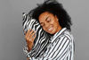 Picture of ShopBedding Luxury Satin Pillowcase for Hair - Standard Satin Pillowcase with Zipper, Black Zebra Print (Pillowcase Set of 2) - Blissford