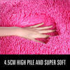 Picture of LOCHAS Ultra Soft Indoor Modern Area Rugs Fluffy Living Room Carpets for Children Bedroom Home Decor Nursery Rug 3x5 Feet, Hot Pink