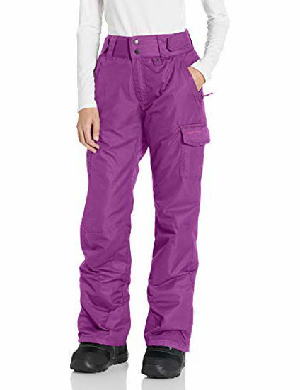 GetUSCart- Arctix Women's Snow Sports Insulated Cargo Pants, Plum, Small