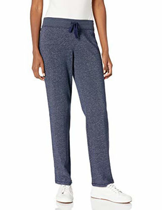 Picture of Hanes Women's French Terry Pant, Navy Heather, Medium