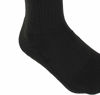 Picture of adidas Men's Athletic Cushioned Crew Socks (6-Pair), Black/Aluminum 2, Large