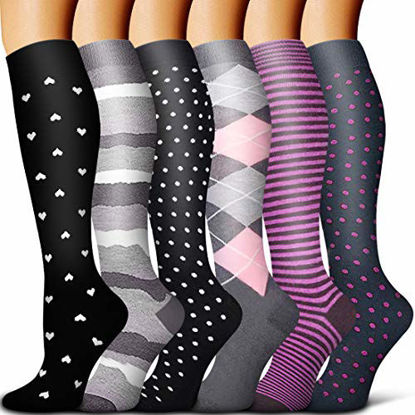 Picture of Copper Compression Socks Women & Men - Best for Running,Sports,Hiking,Flight Travel,Circulation